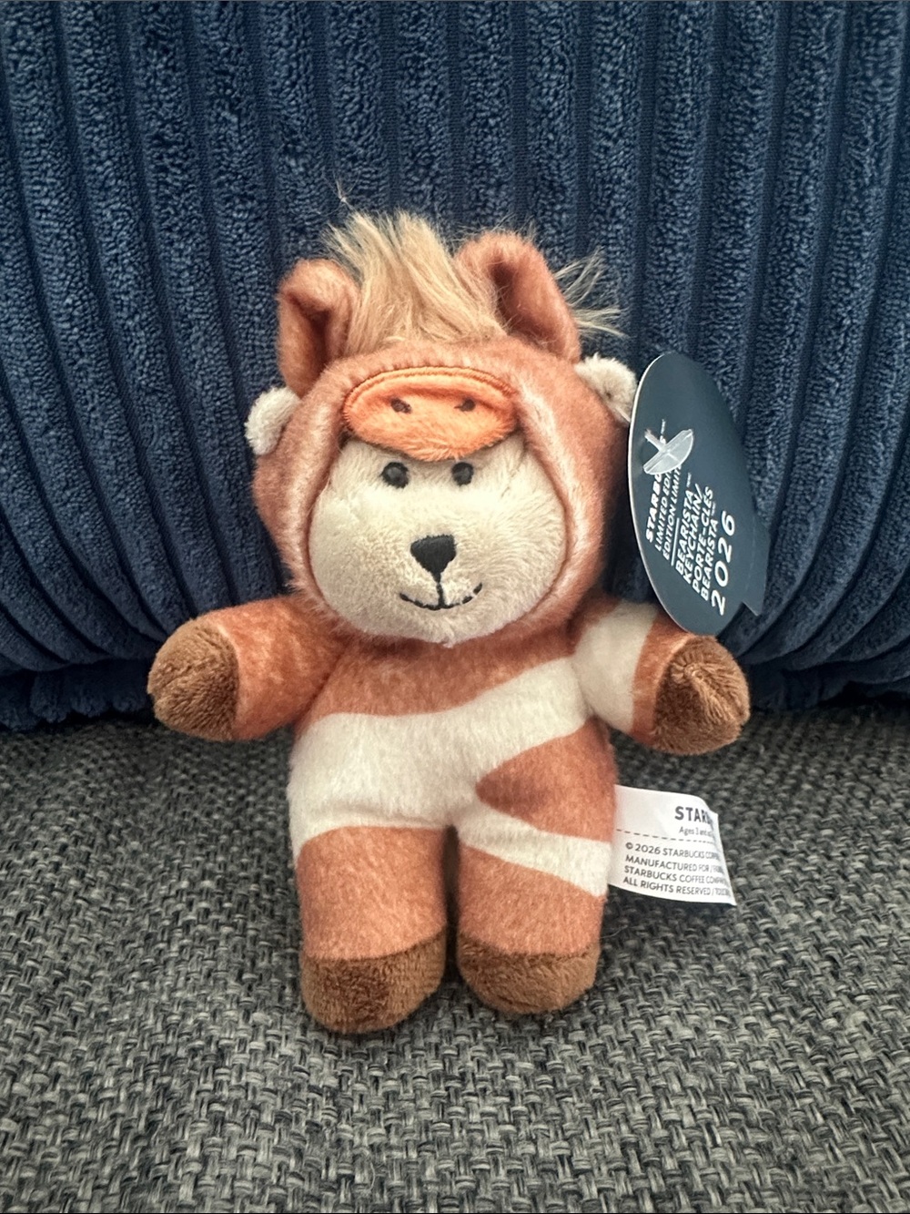 Starbucks Limited Edition Lunar New Year Bearista Horse Plush Keychain 2026